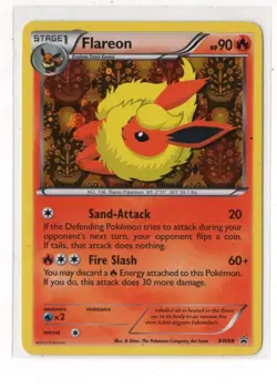 Pokemon Cards Flareon BW88 Cosmos Holo Promo - (NM-) - Image 1
