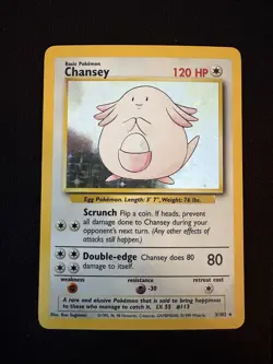 3 Three Base Set Pokemon Holo Cards NM M Mewtwo Chansey Gyarados - Image 2