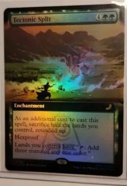 Tectonic Split (Extended Art) MTG Avatar 0208 (Foil) NM - Image 2