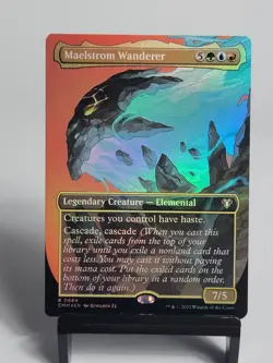 Magic the Gathering - Commander Masters - Maelstrom Wanderer - Borderless - FOIL - Image 1