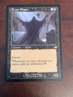 MTG Magic: Ravnica Remastered: Crypt Ghast - Retro Frame #322 Rare - NM - Image 1