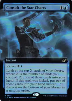 MTG Consult the Star Charts (Ext) (325) | NM Foil | Edge of Eternities {EOE} - Image 2