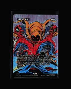 MTG: Saw in Half (Borderless) #21 M Foil NM Marvel Universe Eternal-Legal - Image 1