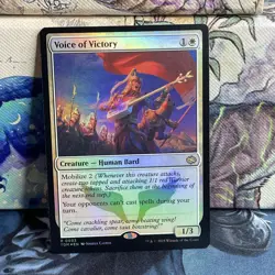 Voice of Victory Tarkir: Dragonstorm #0033 FOIL NM - Image 1