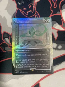 MTG The Wind Crystal (Borderless) Foil FINAL FANTASY Magic 330 - Image 1