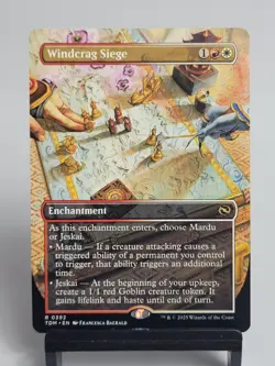 Magic the Gathering - Tarkir: Dragonstorm - Windcrag Siege - Borderless - Image 1