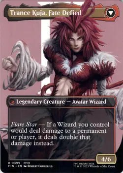 Kuja, Genome Sorcerer BORDERLESS Final Fantasy Magic MTG NM - Image 2