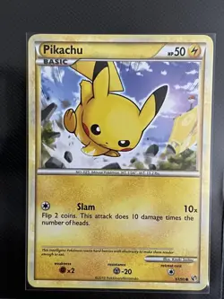 Pokemon TCG Pikachu HS-Undaunted 61/90 Regular Common - Image 1