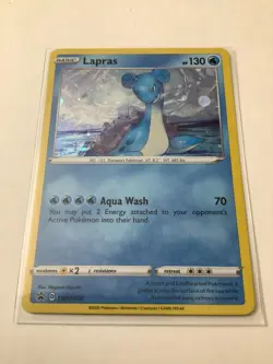 2020 Pokemon SWSH Black Star Promo SWSH051 Lapras M/NM - Image 1