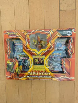 Pokemon Tapu Koko Figure Collection Brand New Sealed Box Set Rare Holo - Image 1
