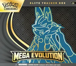 Pokemon Mega Evolution Lucario Elite Trainer Box Factory Sealed ETB - Image 1