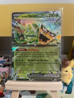 Pokemon TCG - Prismatic Evolutions - Teal Mask Ogerpon EX (012/131) NM - Image 1
