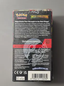 Pokemon TCG Mega Evolution Half Booster Box (18 Packs) Sealed - Image 3