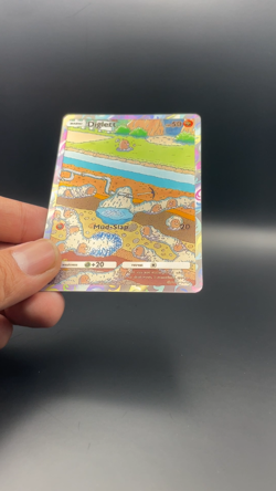 Fan Art Pokemon TCG Pocket Diglett Holo Illustration Rare | Genetic Apex - Image 2