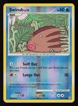 Swinub 123/146 Legends Awakened Pokemon TCG LP - Image 1