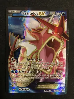 Pokemon TCG Gyarados EX (114 FULL ART ULTRA RARE) 114/122-XY BREAKPOINT HOLO-NM - Image 1