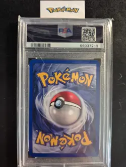 First Edition 2001 Pokemon Neo Discovery 1/75 Espeon Holo PSA NM-MT 8 - Image 2
