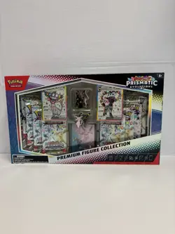 POKEMON PRISMATIC EVOLUTIONS FIGURE COLLECTION BOX - FACTORY SEALED - Image 1