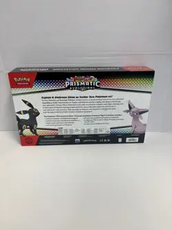 POKEMON PRISMATIC EVOLUTIONS FIGURE COLLECTION BOX - FACTORY SEALED - Image 2
