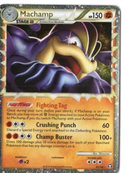 Pokemon TCG Machamp Prime Triumphant 95/102 Holo Holo Rare Prime - Image 1