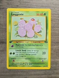 Pokemon TCG Exeggcute 1st Edition 52/64 Jungle NM - Image 1