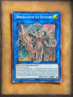 Yugioh Benghalancer the Resurgent LIOV-EN048 Secret Rare 1st Ed NM - Image 1