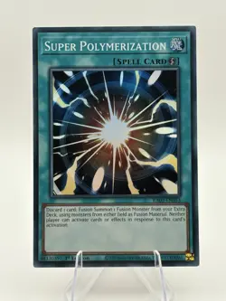Yu-Gi-Oh! TCG Super Polymerization Super Rare 1st Edition RA03-EN053 - Image 1