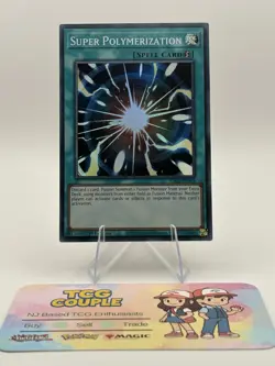 Yu-Gi-Oh! TCG Super Polymerization Super Rare 1st Edition RA03-EN053 - Image 3