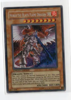 Yu-Gi-Oh! Horus The Black Flame Dragon MP LV8 EEN-ENSE1 Elemental Energy Limited - Image 1