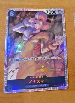 ONE PIECE JAPANESE CARD SUPER RARE HOLO GAME CARTE Inazuma EB01-022 SR MINT - Image 1
