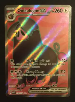 Oinkologne ex 234/198 Scarlet & Violet FULL ART ULTRA RARE Shiny Pokemon Card NM - Image 1