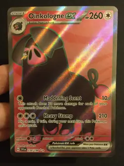 Oinkologne ex 234/198 Scarlet & Violet FULL ART ULTRA RARE Shiny Pokemon Card NM - Image 3