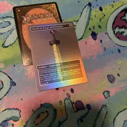 Sword Of Forge And Frontier Full Art Foil Mtg Play Test Card Adventure Time - Image 1