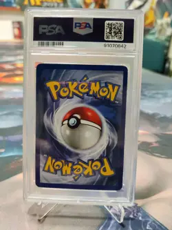 Pokemon Charizard Holo Base Set Unlimited PSA 5- 4/102 Rare TCG Card - Image 2