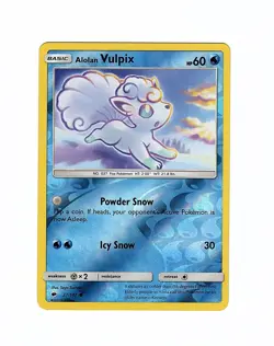 Alolan Vulpix 27/147 Sm-Burning Shadows Reverse Holo - Pokemon Card - Image 1