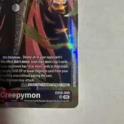 Digimon Card Game Creepymon EX10-009 SR Sinister Order - Image 4