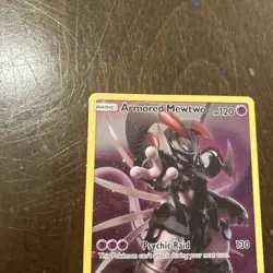 Pokemon 2019 TCG Black Star Promo Armored Mewtwo Holo Card SM228 NM- - Image 4