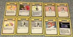 Lot of 50 Pokemon TRAINER cards. 1999. Excellent condition. - Image 1