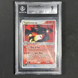 Pokemon EX Sandstorm Typhlosion Holo Card 99/100 2003 E-Reader Series, BGS 9 - Image 1
