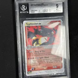 Pokemon EX Sandstorm Typhlosion Holo Card 99/100 2003 E-Reader Series, BGS 9 - Image 2