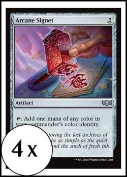 MTG - 4 x Arcane Signet - Tarkir: Dragonstorm - Playset 4x x4 - Image 1