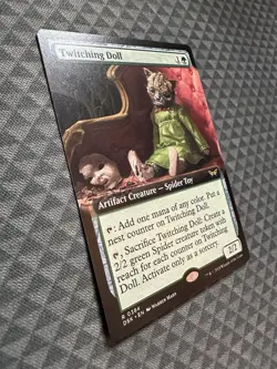 MTG Twitching Doll #0384 Extended Art Rare Duskmourn: House of Horror (DSK) - Image 3