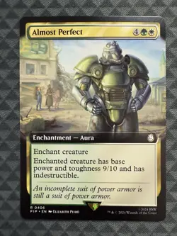 MTG Almost Perfect #0406 Extended Art Rare Universes Beyond: Fallout (PIP) - Image 2