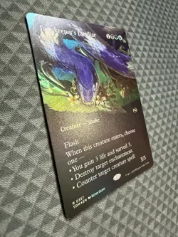 MTG Fangkeeper’s Familiar #0357 Foil Borderless Rare Tarkir: Dragonstorm (TDM) - Image 2