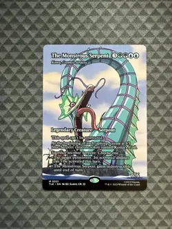 MTG The Monstrous Serpent #0051 Bord. M Avatar: The Last Airbender: E-L (TLE) - Image 1
