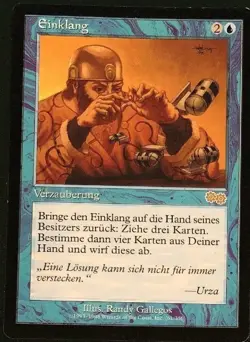 TOP & KULT Einklang / Attunement - URZA's SAGA - deutsch (good +) * Rare * - Image 1