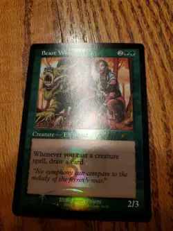MTG Beast Whisperer Foil 30th Anniversary Promo Magic the Gathering - Image 1