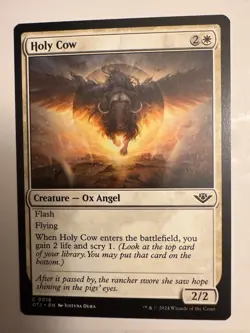 x1 Holy Cow OTJ MTG 16 COMMON M/NM 1x - Image 1