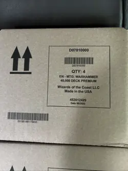 Warhammer 40k COLLECTORS Edition & REGULAR Commander Decks MTG 2 Set of 4 SEALED - Image 2