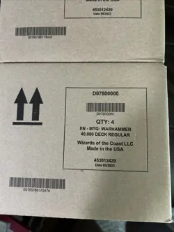 Warhammer 40k COLLECTORS Edition & REGULAR Commander Decks MTG 2 Set of 4 SEALED - Image 3